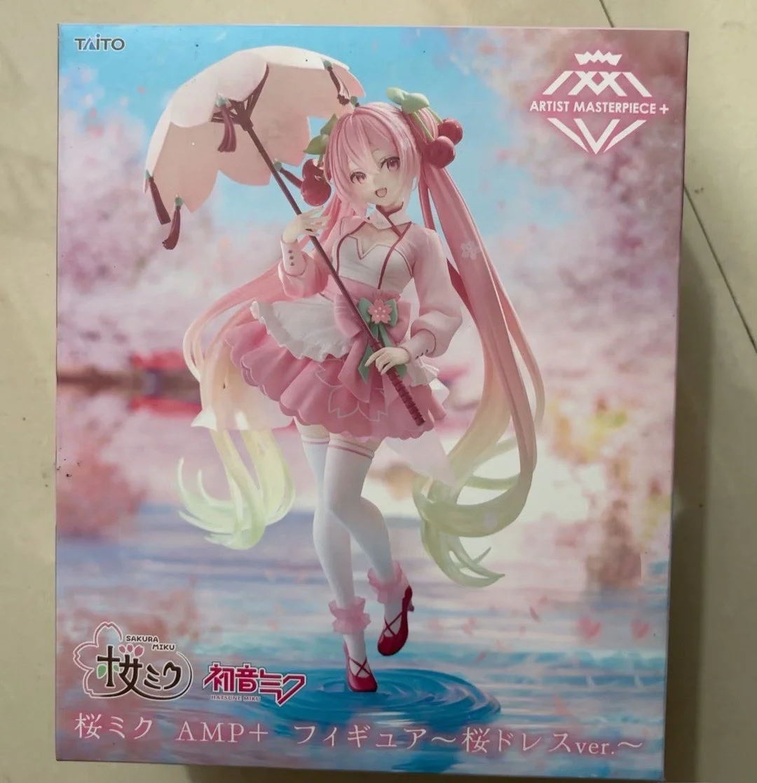 in-spot-original-taito-amp-hatsune-miku-sakura-hatsune-miku-cherry-colored-dress-anime-figure-model-statue-decorative-ornament