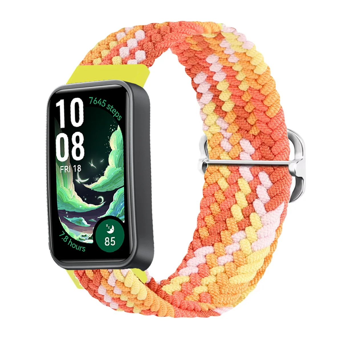Cinturino sportivo in nylon per Huawei Band 10 9 8 7 Bracciale intrecciato elastico regolabile Bracciale Huawei Band 10 Accessori Correa