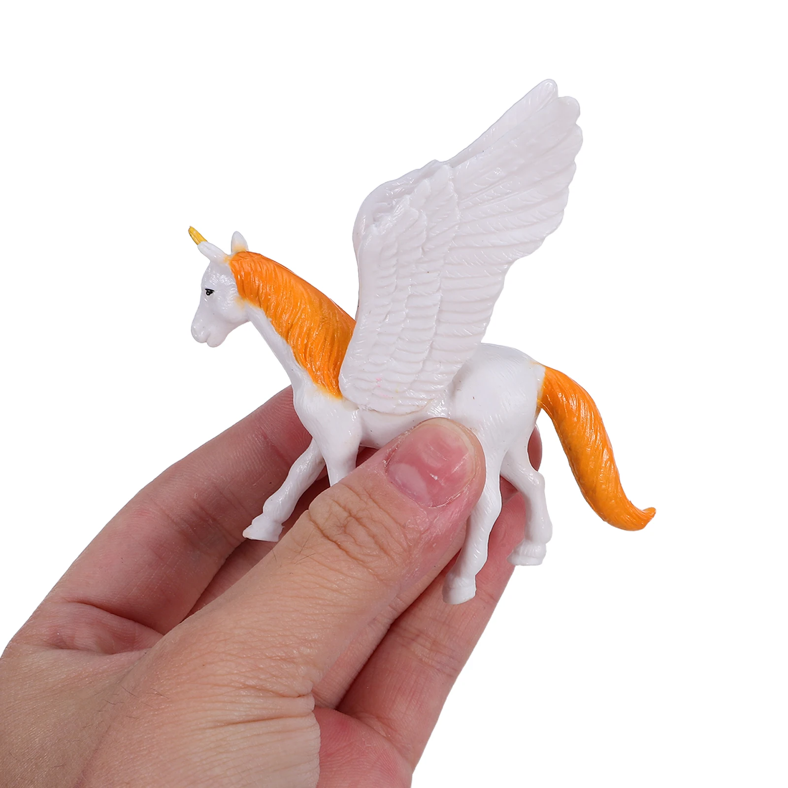 

4pcs Year Of The Set Mini Plastic Horse Ornaments Chinese Zodiac Animal Statue For 2026 Lunar New Year Decor - Small Horse