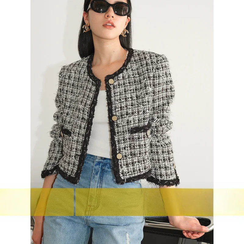 

Женское пальто Amyy Studios из тонкого шелка с классической золотой 3D-вышивкой, приталенное, с длинными рукавами, для повседневной носки