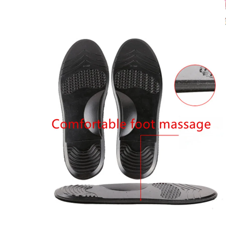 Silicone PU Sandwich Mesh Memory Shock Absorber Insole Ultra-comfortable Soft Protective Foot Breathable Massage  Arch Support