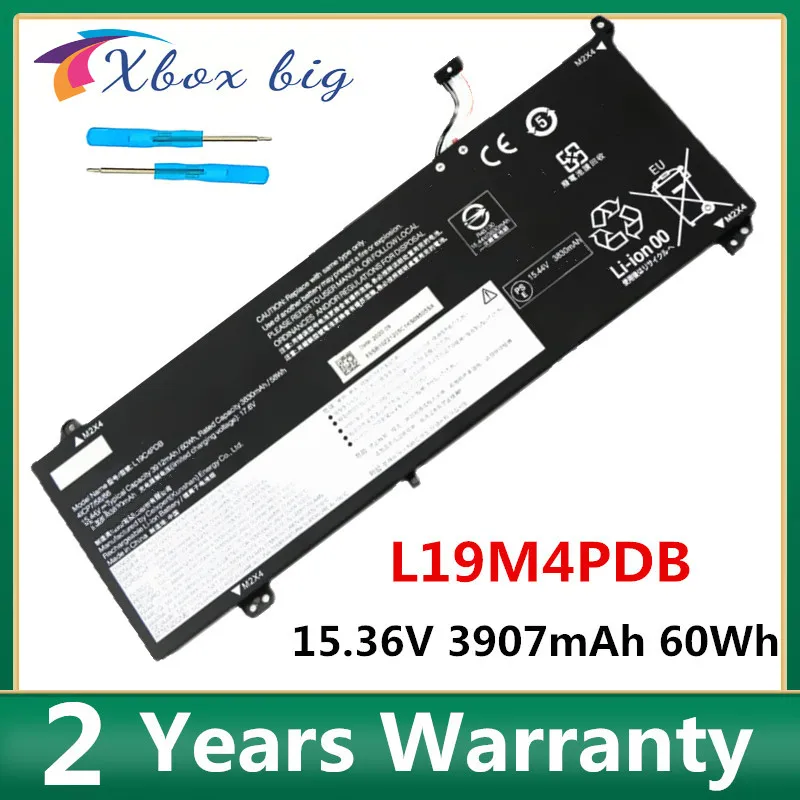 

Аккумулятор L19C4PDB для ноутбука Lenovo ThinkBook 14/15 G2 ITL 2021 14 G3 ACL L19M4PDB 15,36 в 60 Втч 3907 мАч