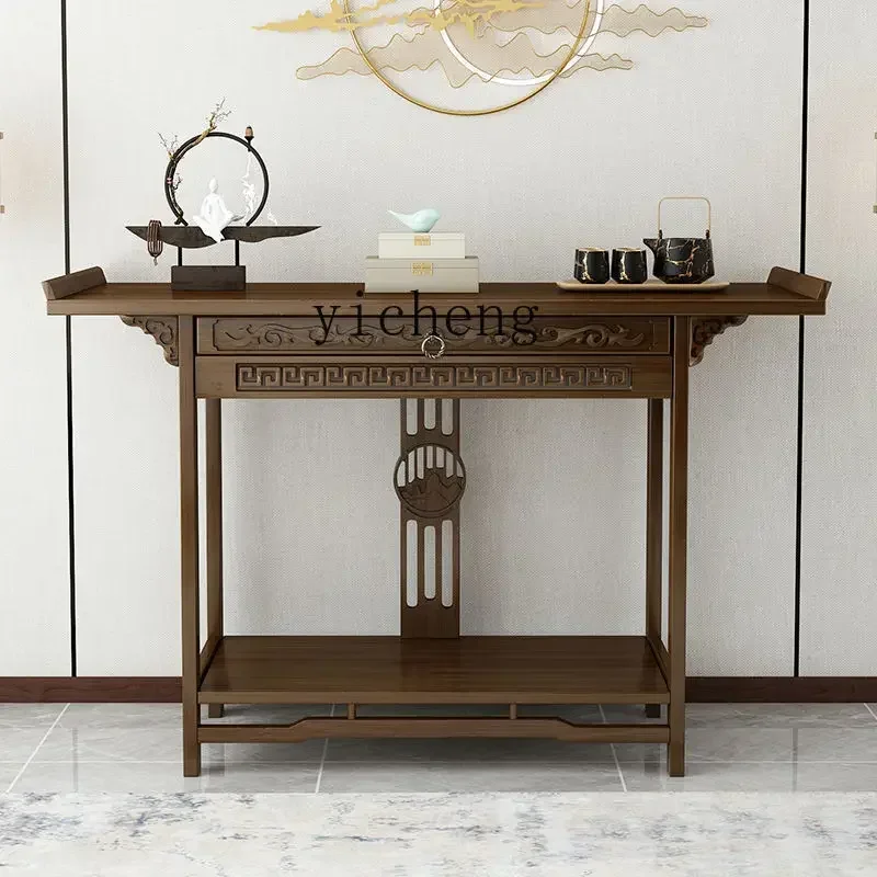 b11-Buddha Shrine Buddha Shrine Home God of Wealth Worship Table Minimalist Chinese Style Altar
