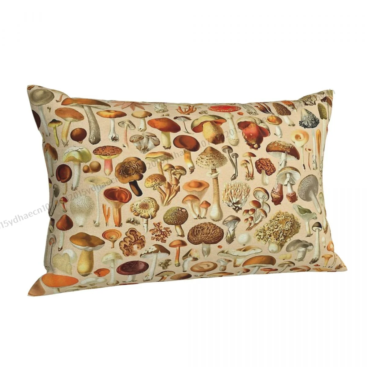 Vintage Mushroom Designs Collection Printed Pillow Case Backpack Cushions Covers Kawaii Home Decor Pillowcase