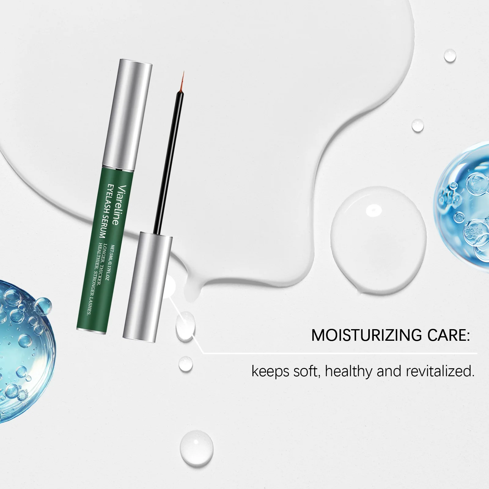 Suero para el cuidado de las pestañas, fortalece las cejas nutritivas y las raíces de las pestañas, promueve más largas y gruesas, añade encanto, esencia para cejas portátil