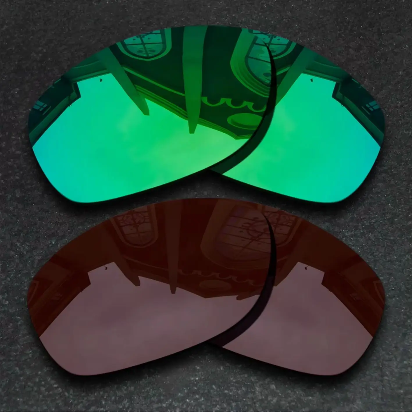 

Нефритовые зеленые и бронзово-коричневые солнцезащитные очки, поляризационные сменные линзы для питбуля