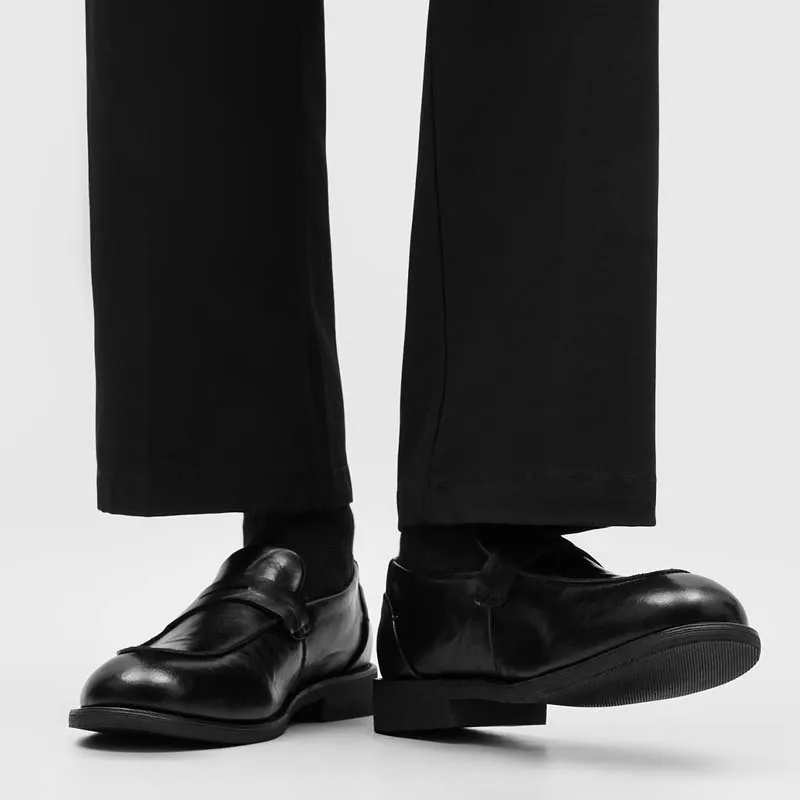 Spring Summer New Men Thick Soled Loafers Are Simple Soft Breathable Suitable for Business Leisure Daily Commuting