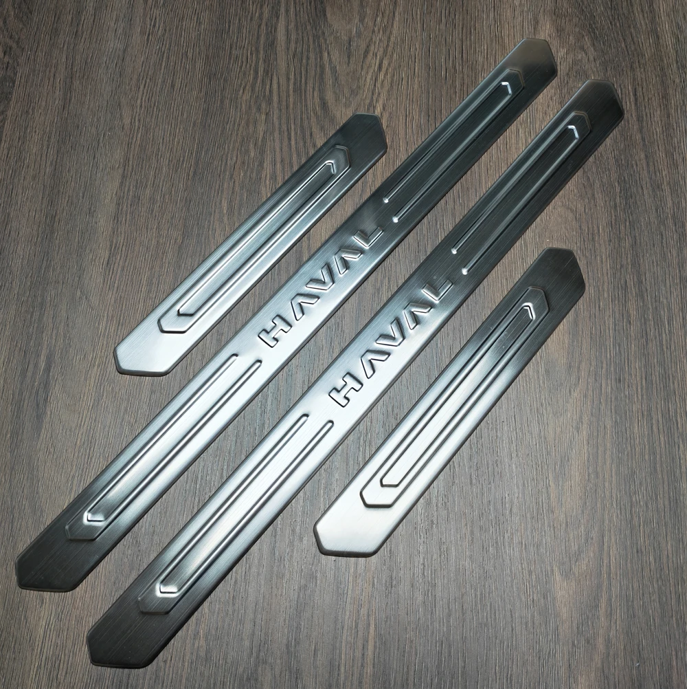 

Car Stainless Steel Door Sill Scuff Plate For HAVAL H6 2022-2024