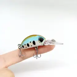 DUODUOYU 1PCS Mini Crankbait Fishing Lures 4g/55mm Small Floating Minnow Wobblers Hard Artificial Bait Fishing Tackle