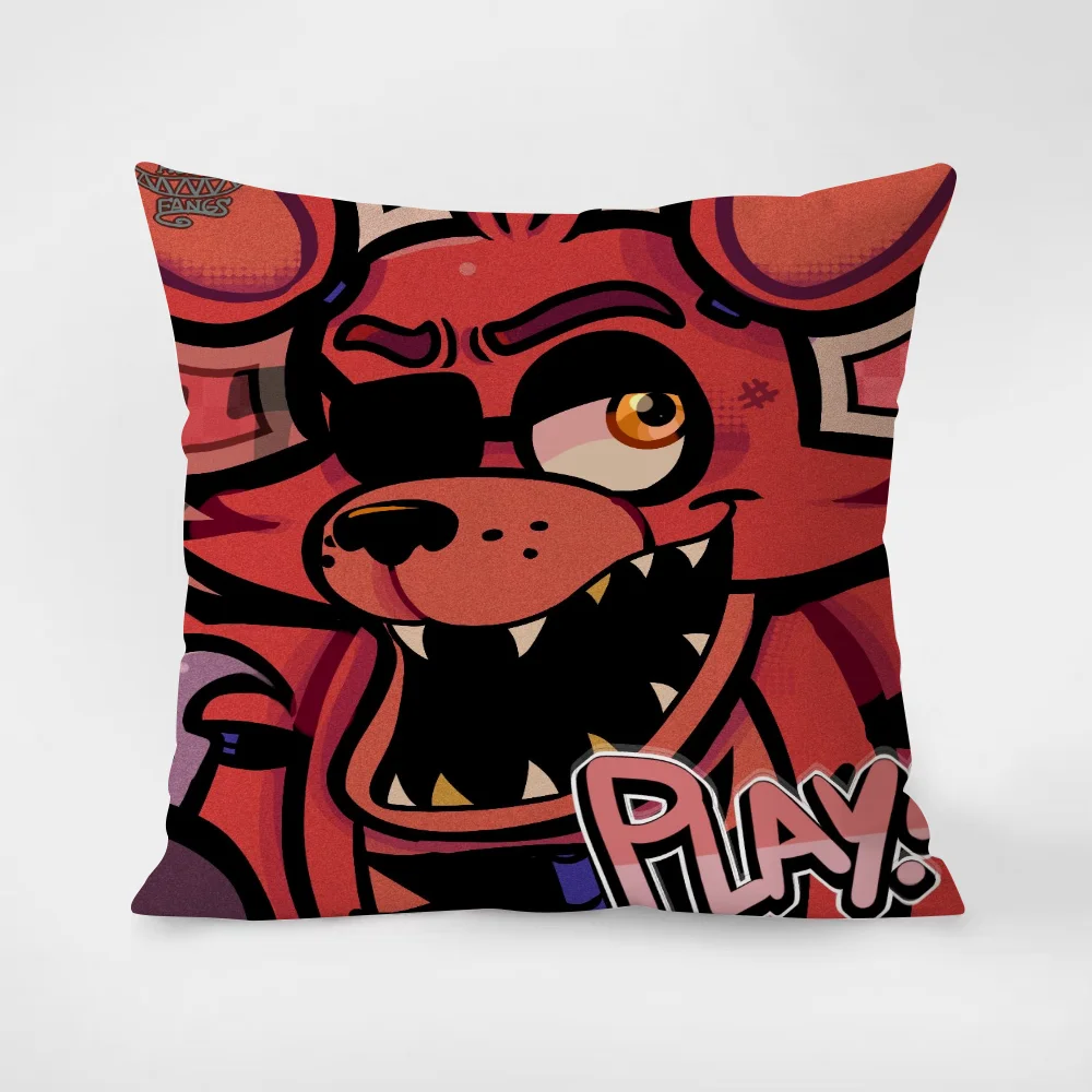 Fnafs Sofa Cushion Cover 45x45cm Decorative Pillowcases 40x40 Covers for Bed Pillows Cushions Pillowcase 45*45 Duplex Printing