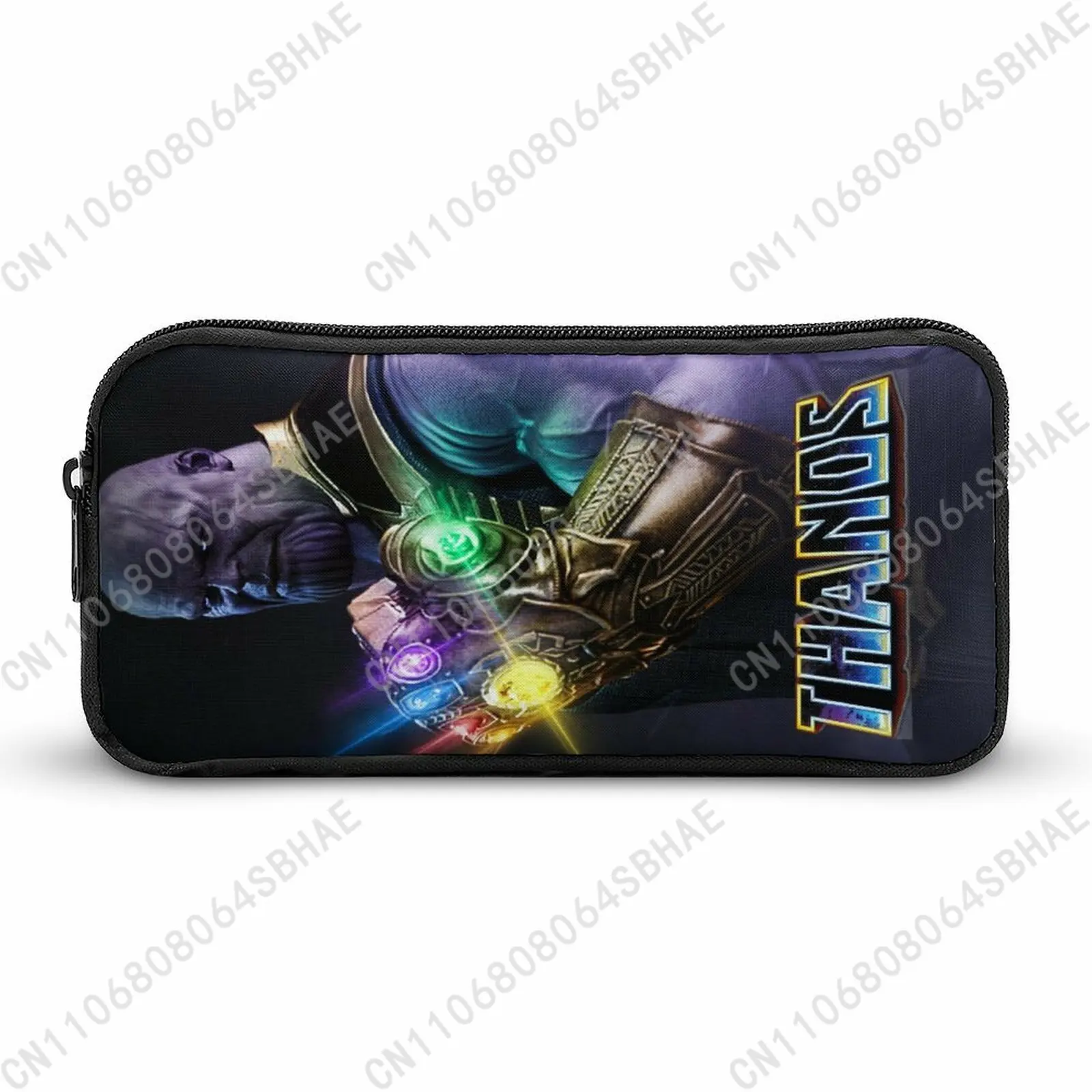 

Marvel Thanos Pencil Case Teens Custom Pattern Simple Pen Bag School Stationery Pouch Personalized Zipper Bag Cosplay