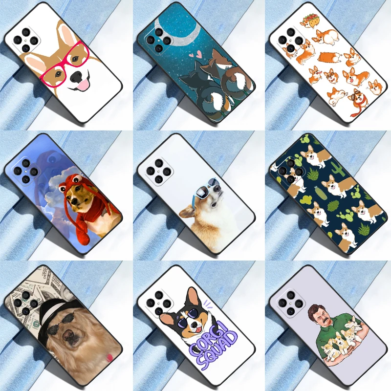 Cartoon Corgi Dog C…