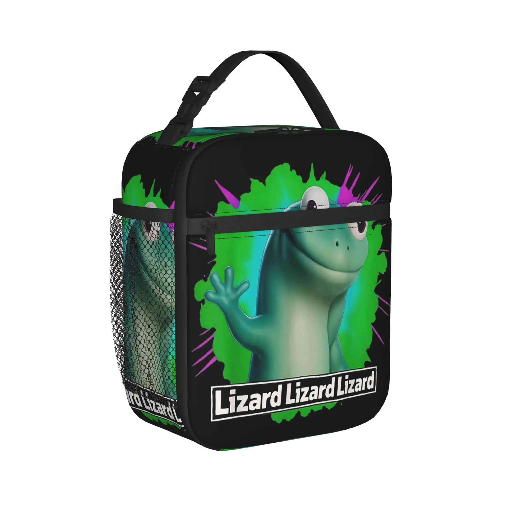 Tom Lizard Insulated Lunch Bags Cooler Bag Reusable,Meal Container Hoppers High Capacity Tote Lunch Box Food Bag