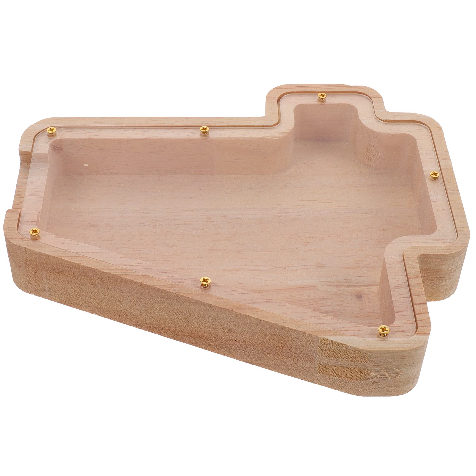 Drewniana skarbonka w kształcie świnki, cyfrowa skarbonka na monety, nowoczesny styl wiejski, skarbonka na biurko do pokoju dziecięcego, dekoracja, oszczędzanie dla dzieci.