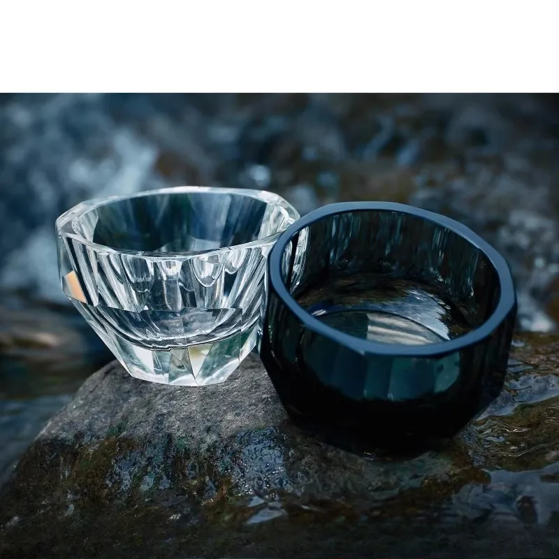 Lead-free crystal glass, tea cup, high value, high-end gift, high-end simple tea cup