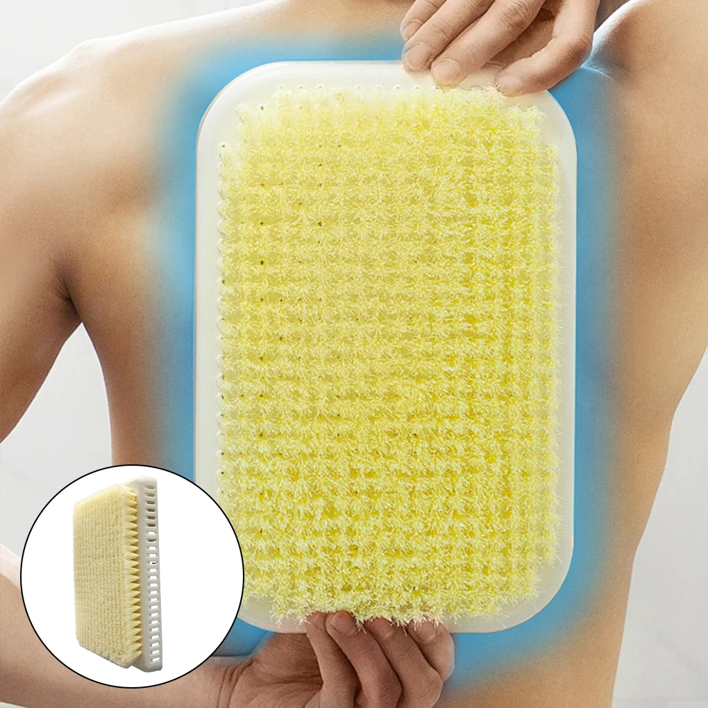 Body Rubbing Brush Back Shower Exfoliating Wash Scrub Brushes Anti-skid Massage Tool Wall Self-adhesive Scrubber