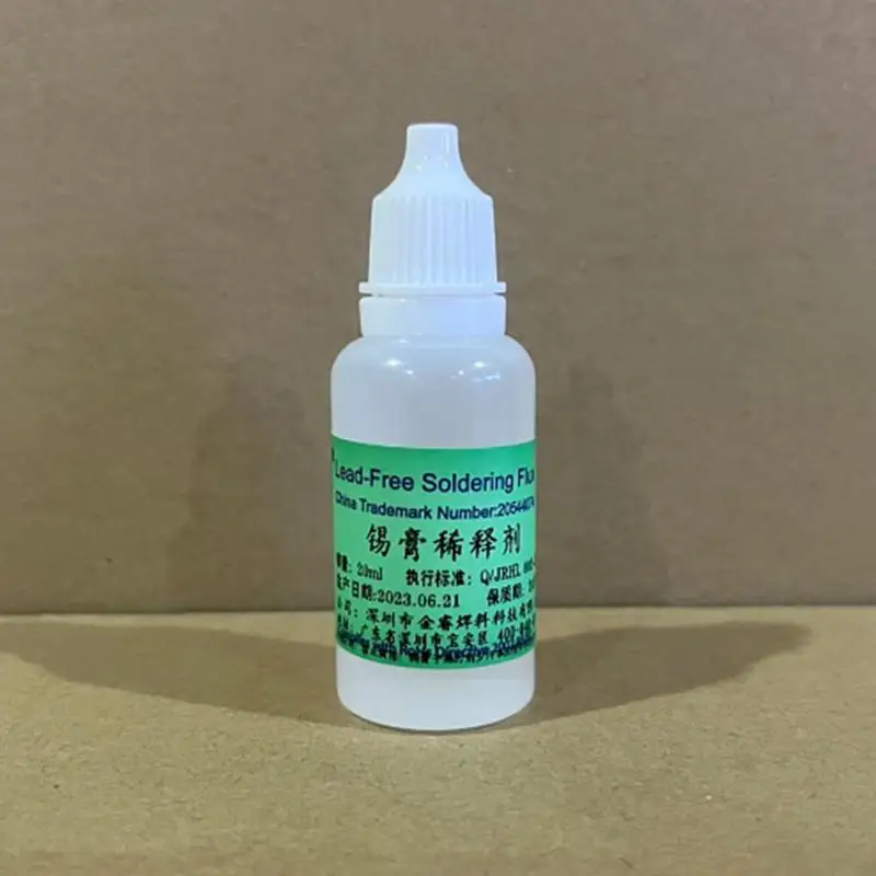 

Steel Flux Soldering Diluent 10ml Special Dilution For Solder Thinner Precise Dropper Design Meets Various Welding Needs