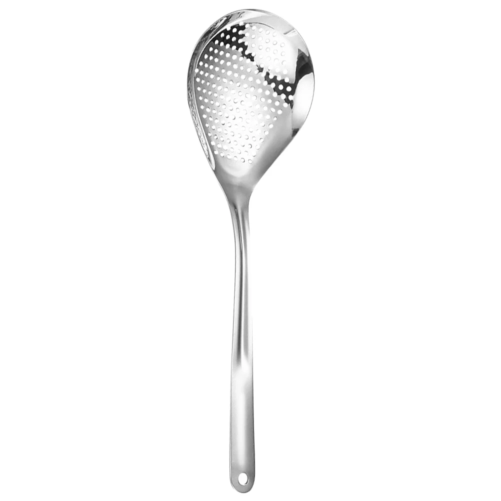 

Pepper Multi functional Slotted Spoon Stainless Steel Kitchen Tool Oil Strainer Food Serving Hot Pot Skimmer