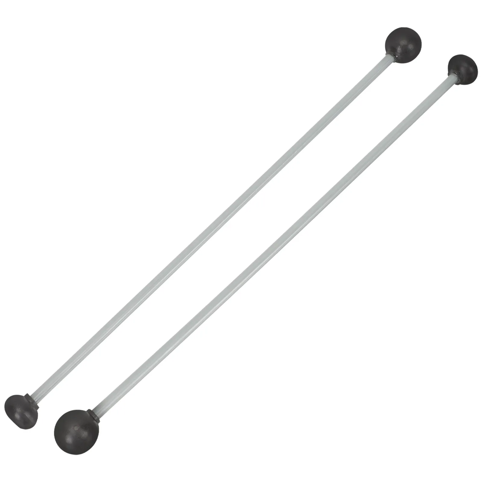 2Pcs Double-Head Xylophone Mallets Soft Head Rubber Sticks Lightweight Percussion Mallets for Marimba Practice Drama