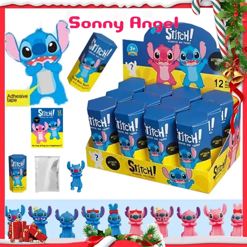 

Stitch Angel Blind Box Birthday Party Mysterious Cute Anime Character Christmas Collection Model Fan Doll Kids Gift Toys