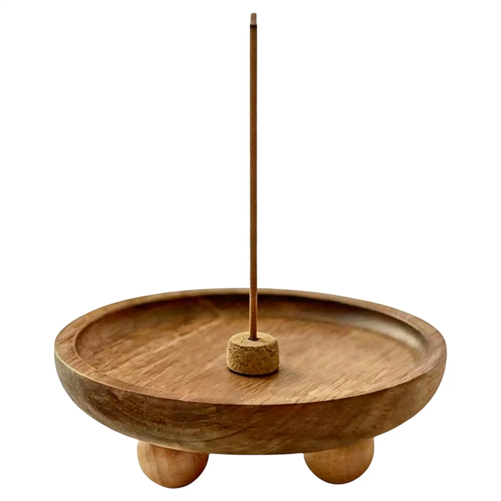 Decorative Tray Round Organizer Riser Stand Bathroom Organizer Tray for Soap Dish Perfume Candle Sponge Vase Kitchen Vanity