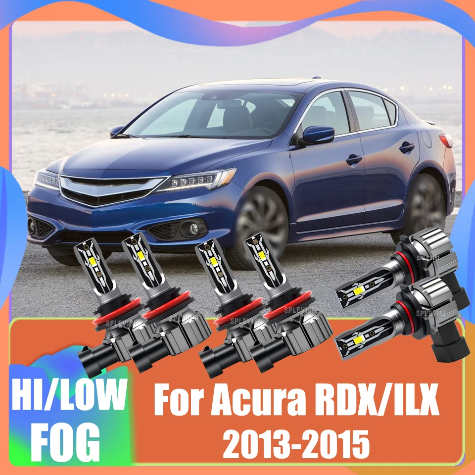 

Waterproof 6000K White High Low Beam Foglight Bulbs High-Quality 9005 H11 12v Two-Year Warranty For Acura RDX/ILX 2013 2014 2015