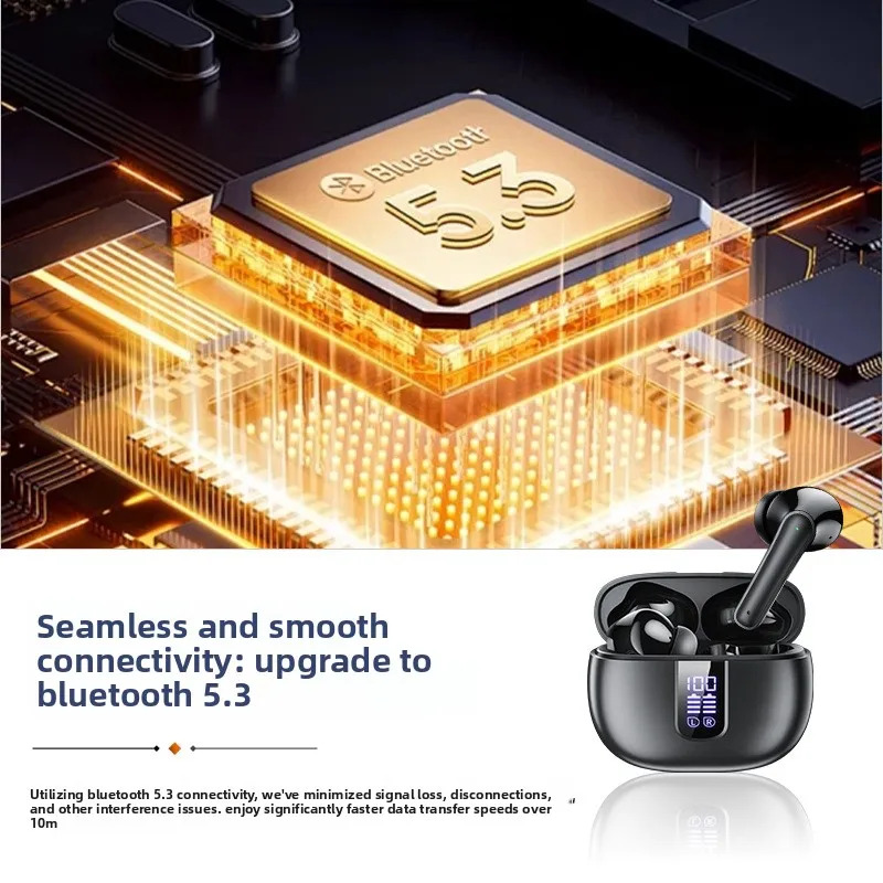 Wireless Bluetooth headset In-ear noise reduction High sound quality High power High value digital display headset