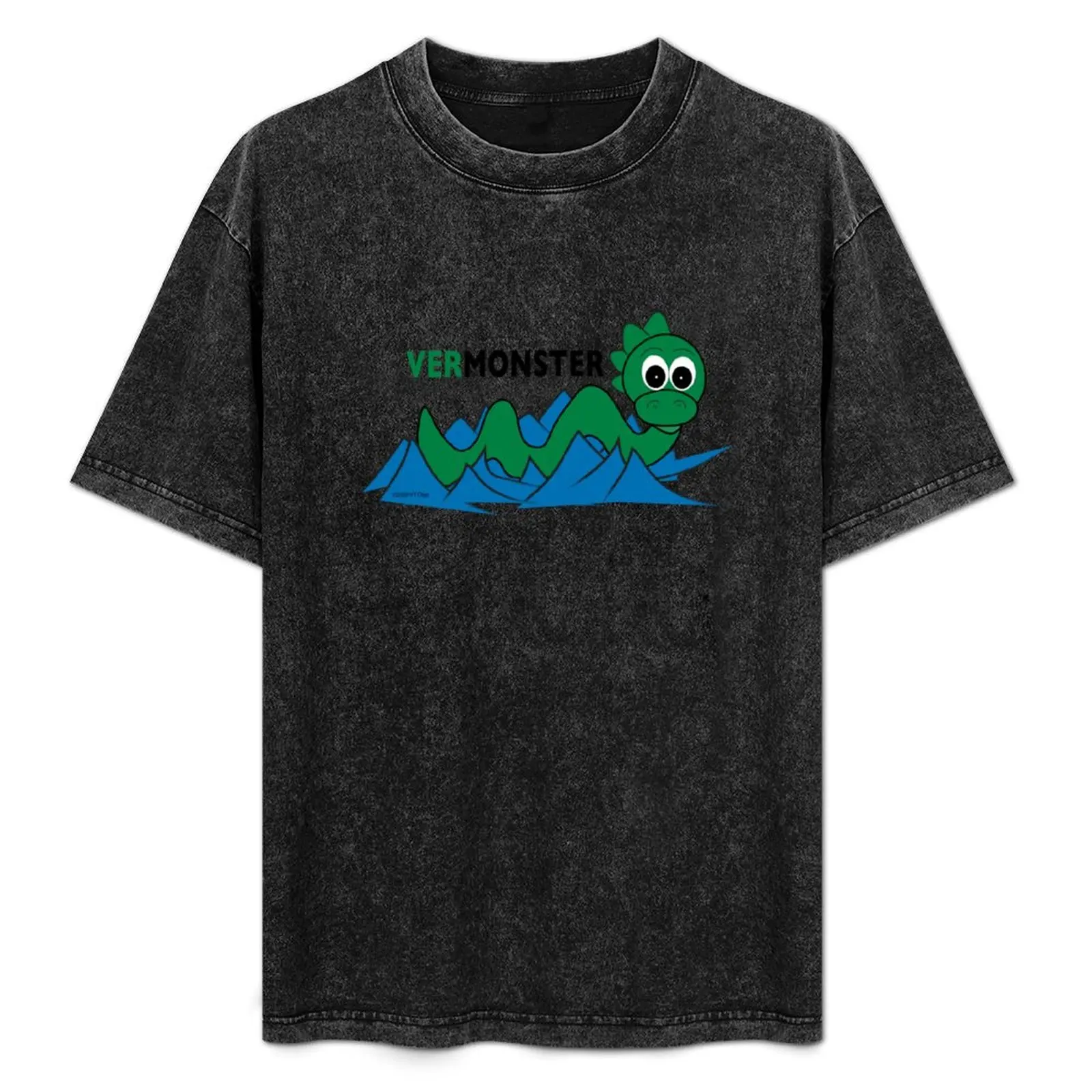 

Vermonster Cute VT Champ Design T-Shirt Functional Casual Short Sleeve Tee
