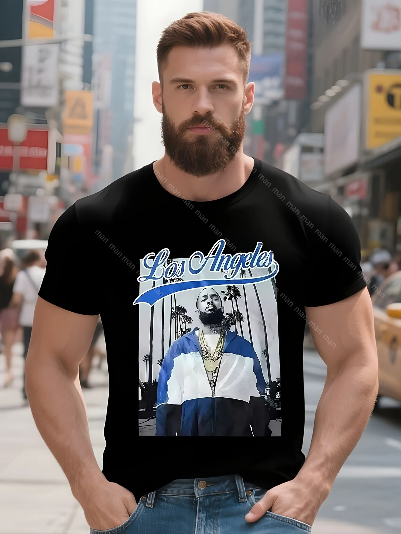 

Abbey Stores Nipsey-Hussle Rapper RIP Men Graphic t Shirt# color: Black, size: XL
