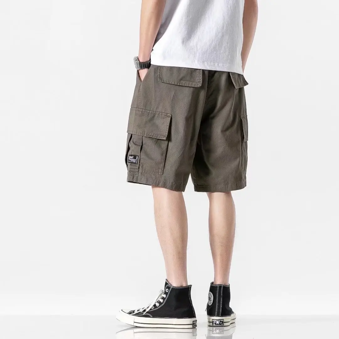 Men Shorts Cargo Shorts Big Size Shorts Breathable Cargo Short Casual Comfort Hip Hop Men Trend Cargo Shorts Casual Straight Sho