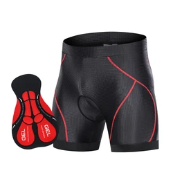 Breathable Cycling Shorts Cycling Underwear 5D Gel Pad Shockproof Bicycle Underpant MTB Road Bike Underwear Man Shorts