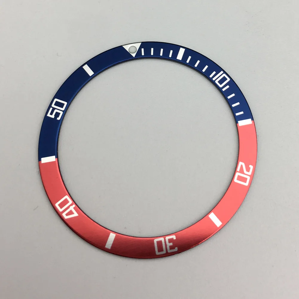 39mm Aluminum Bezel Insert Fits SKX007 SKX009 SKX011 SKX171 SRPD Watch Case Replacement Watch Accessories Parts