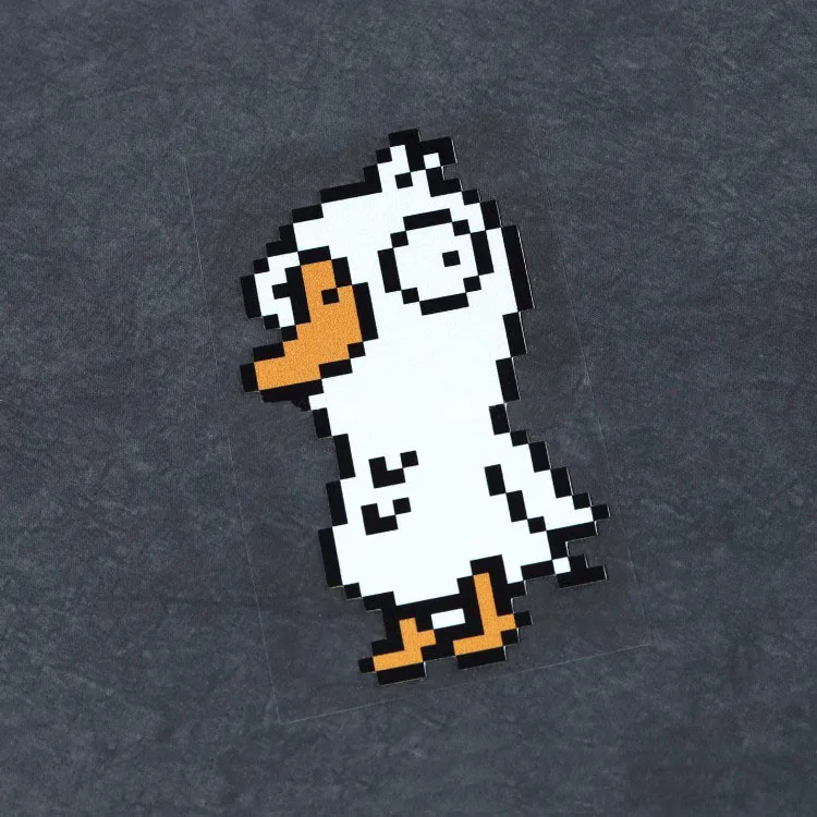 Pixel Goose JDM Duck Cartoon Car Stickers Auto Truck Decals Motor Body Fuel Tank Vans Window Applique