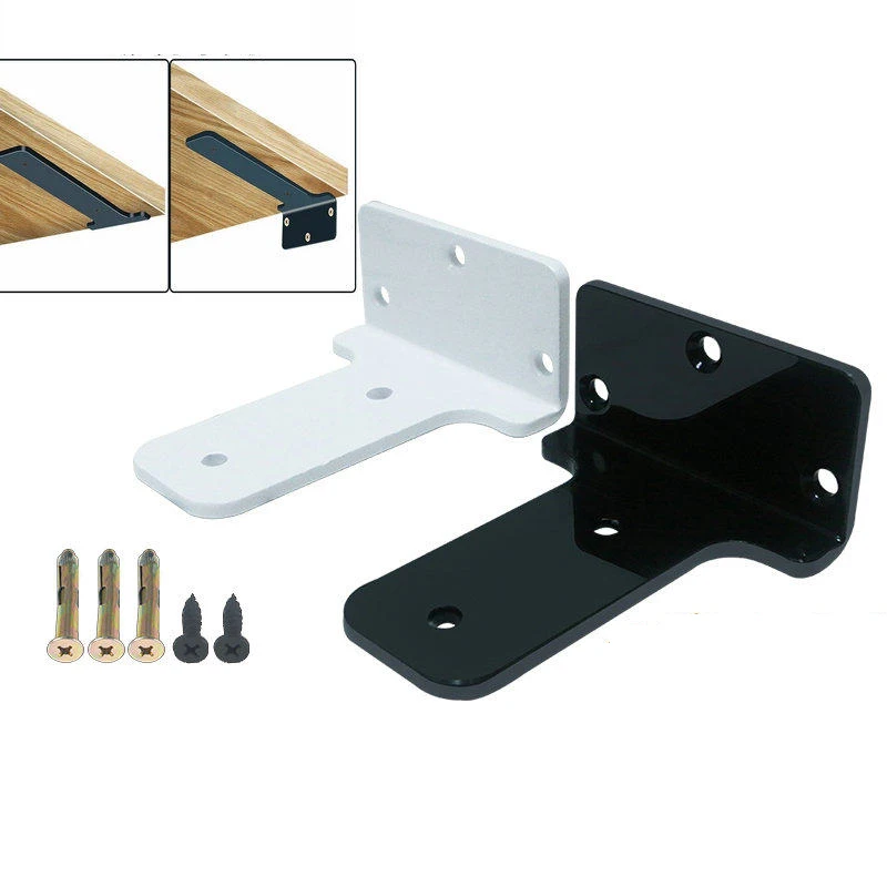 Triangle Bracket Shelf Support Invisible Wall Mount Floating Bookshelf Holder Hidden Mounting Hardware