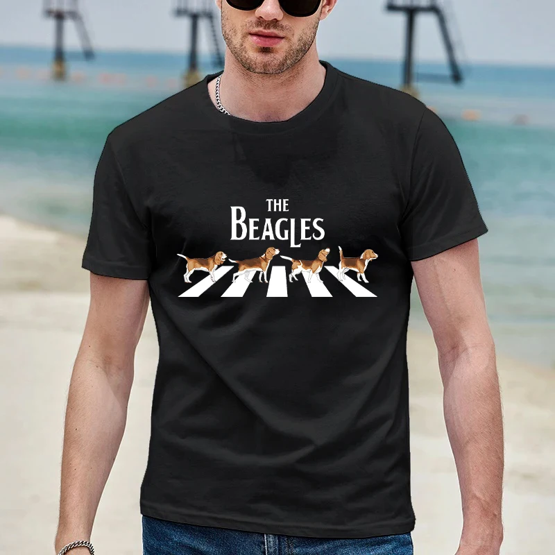 The Beagles Graphic T Shirts for Men Beagle Dog Funny for Beagle Lovers T Shirt Summer Clothes Shirts Fashion Casual Tee Shirts