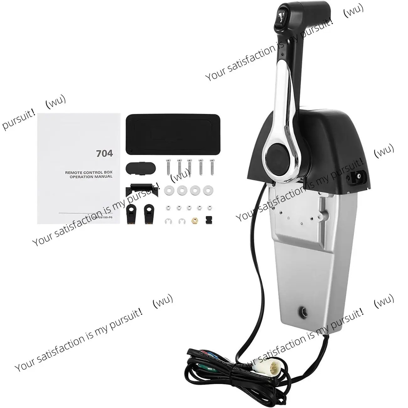 

Ship Outboard Throttle Control Top Mount 704-48205-P1 Vertical Single Belt Lift Switch