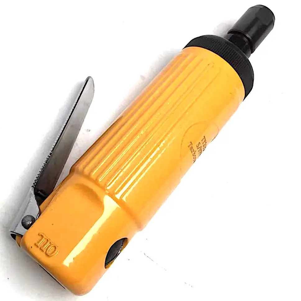 

Solid Grinder for Pro Mechanic in a Compact Package Work Horse at a Value to Cut Sheet Metal Strips Fast Speed Cutting air Tool
