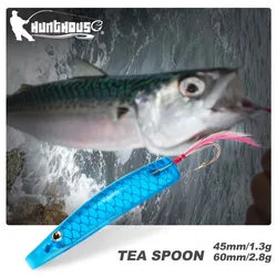 Hunthouse 6Pcs Japan Trolling Fishing Lure Hard Plastic Surf Yumizuno Sardine esche da pesca cucchiaio traina esche da pesca Bluefish