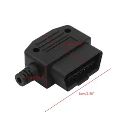 Auto OBD2 16 Pin Male to Female Connector Adapter Cable Diagnostic Scanner Plug