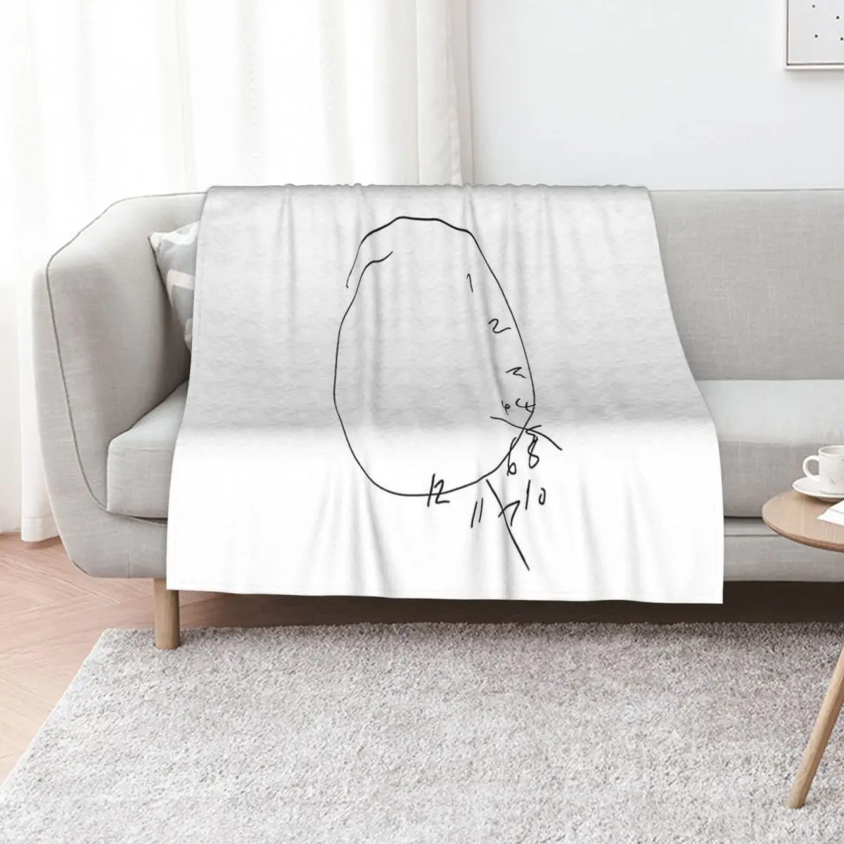 Will's Clock - Hannibal Throw Blanket warm winter bed plaid Blankets Sofas Of Decoration Sofas Plaid Sofa Blankets