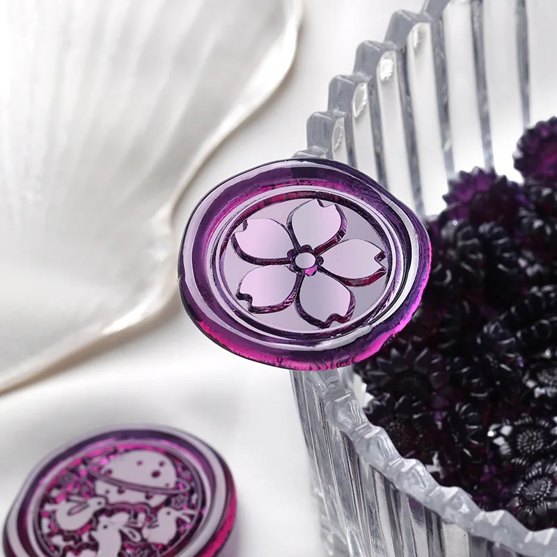 Perles de cire à cacheter tournesol rétro, 50 pièces, tampon perlé, matériel de Scrapbook, sceau pour mariage, décoration artisanale Vintage, fabrication de cartes