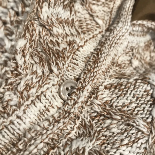 

Autumn Winter New Sle High End Ele Hermès Thi Needle Wool Silk Patchwork Open Cardigan Sweater Women's Faion