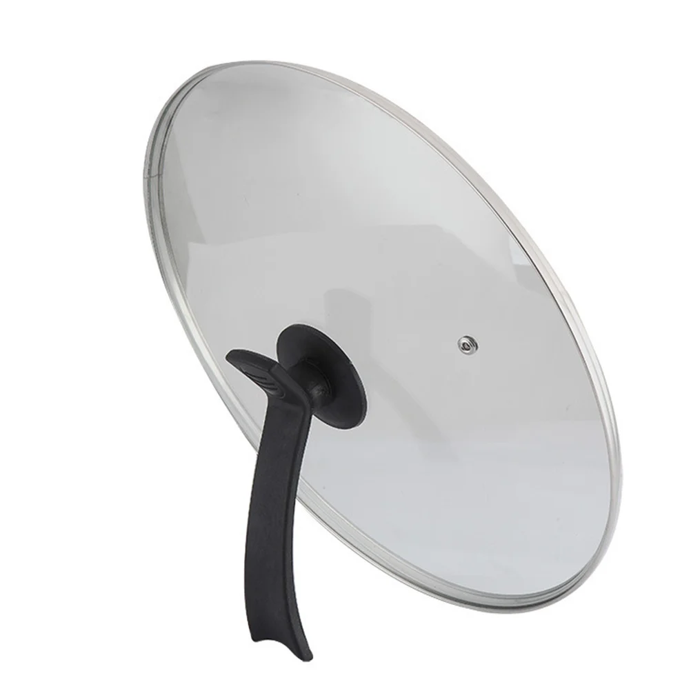 

Clear Tempered Glass Lid Multi-Functional Pot Cover for Household Restaurant Hotel Reusable Anti Oil Splashing Cover