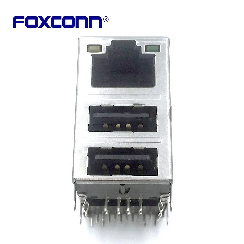 Foxconn JFM38U1M-21C4-4F RJ45+USB2.0*2 Gigabit Network Interface Matrixes