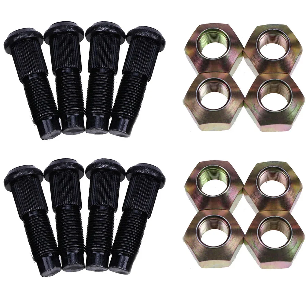Replacement Wheel Stud and Nut Kit 8 Sets 6564669 6709170 for Bobcat Skid Steer Loaders 500-2410 All Compatible
