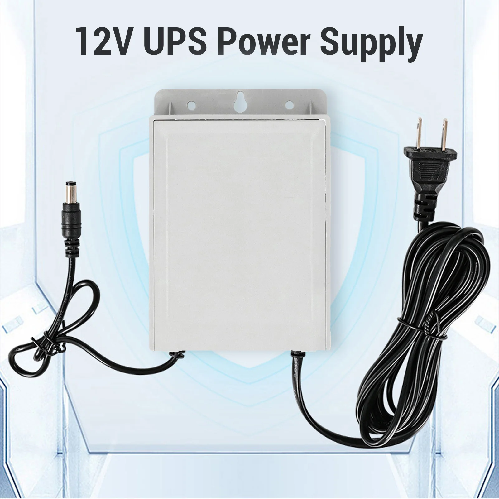 

12V UPS 12V UPS Battery Backup 1.5A 3600mAh Rainproof Mini UPS Uninterruptible Power Supply with DC5.5x2.1mm Connector Mini UPS