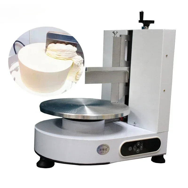 Automatic Cake Icing Machine Commercial Birthday Cake Cream Coating Machine Cake Decorating Frosting Spreader Icing Machine