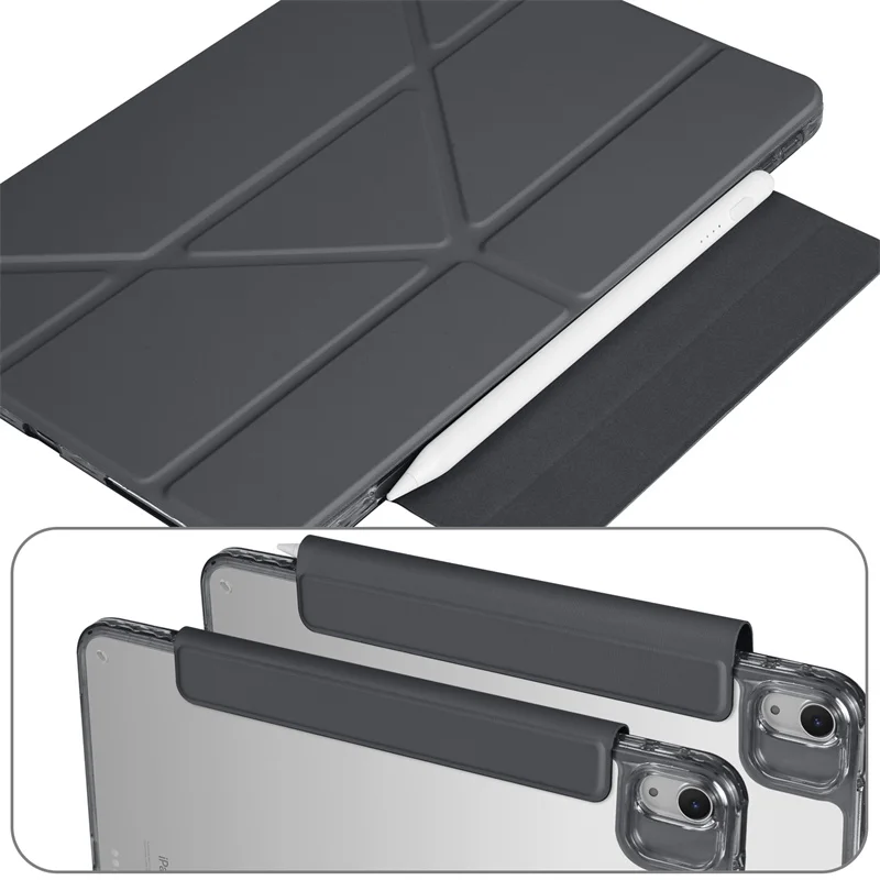 For Huawei MatePad Pro 13.2 Case 2025 WEB-W00 W10 Folding PU Leather Acrylic Clear Hard Magnetic Cover For MatePad Pro 13.2 2023
