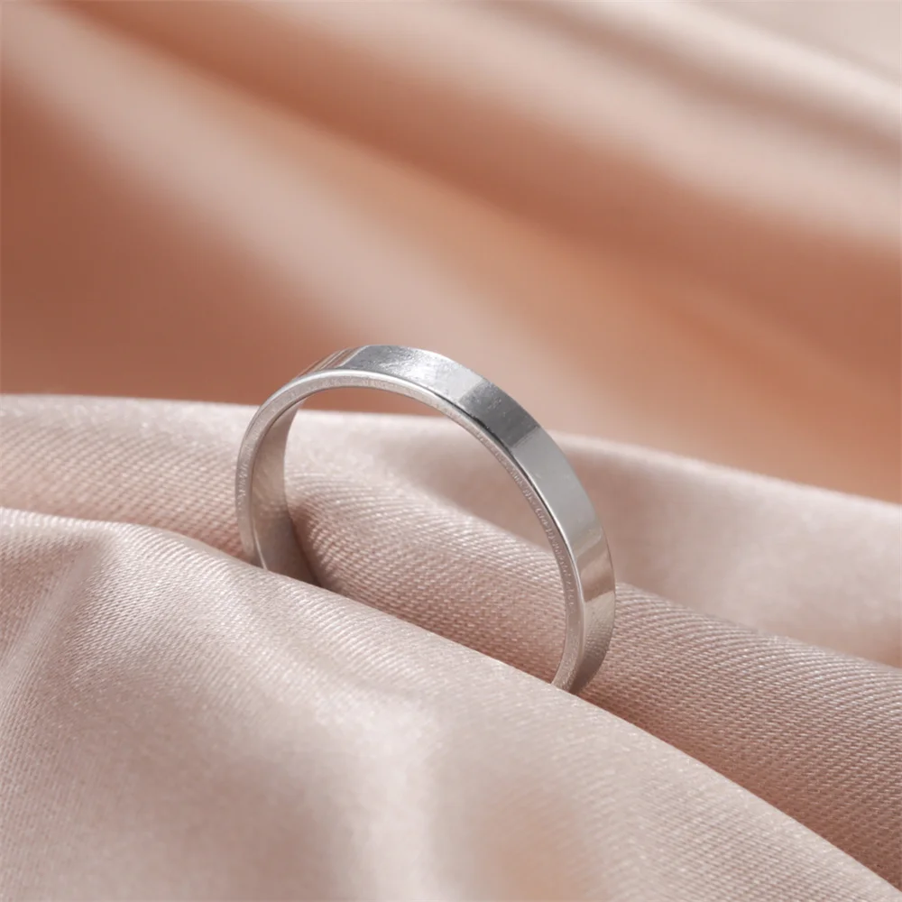 Persönlichkeit Blume Dünne Ringe Für Frauen Koreanische Mode Einfache Herz Hochzeit Paare Ringe Schmuck Hochzeit Zubehör Geschenk – Detail 3