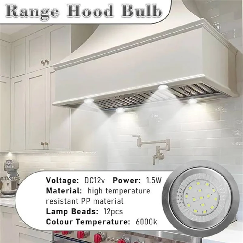 KEOL-2 шт. 1,5 Вт лампочки для вытяжки 12 В постоянного тока лампочки для кухонной плиты с вытяжкой кухонные лампочки для замены